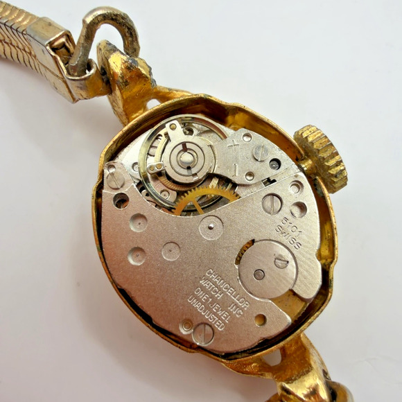Vintage Longine 215 Ladies Swiss Manual Wind Bracelet Watch Parts main image 12